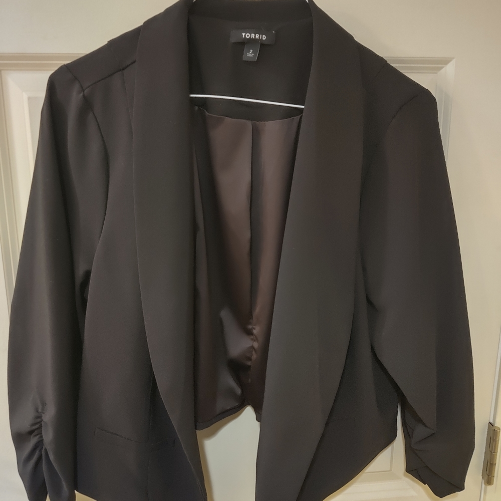 Torrid Cropped Blazer